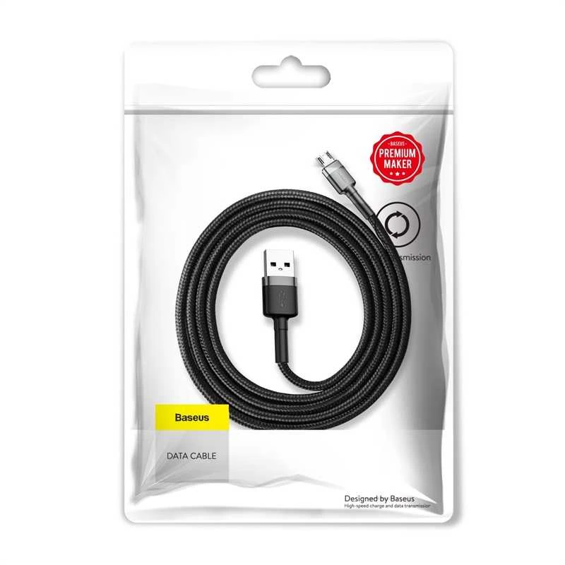 Baseus USB micro kab. Cafule CAMKLF-BG1 Juodas