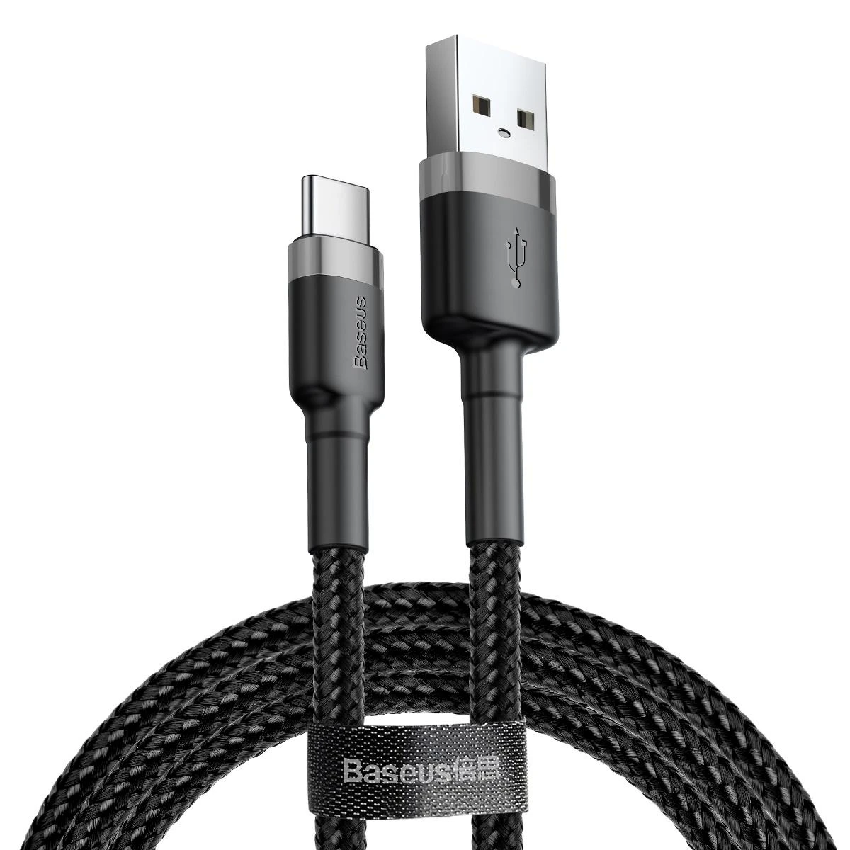 Baseus Cafule kabelis USB-C 3A 0.5m - Pilkas / Juodas