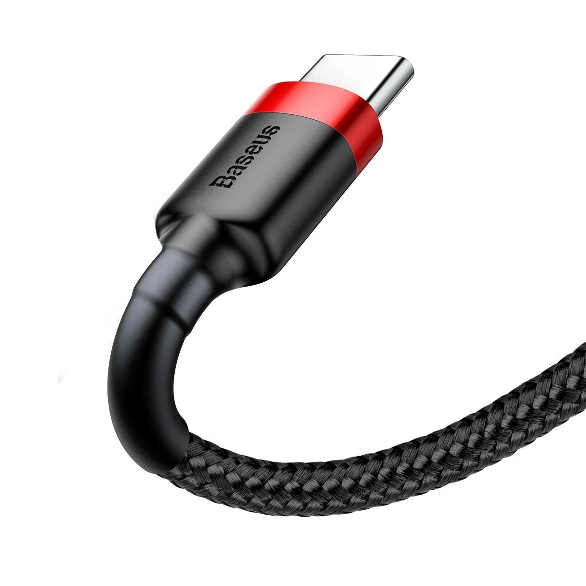Baseus Cafule kabelis USB-C 3A 0.5m - Juodas / Raudonas