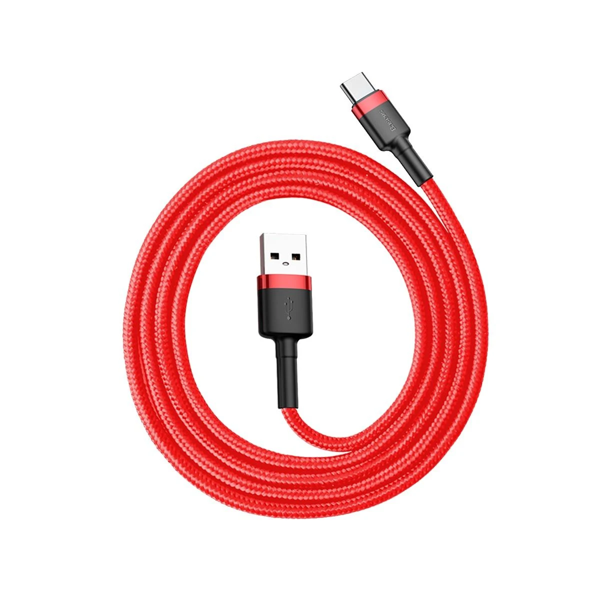 Baseus Cafule kabelis USB-C 3A 1m - Raudonas
