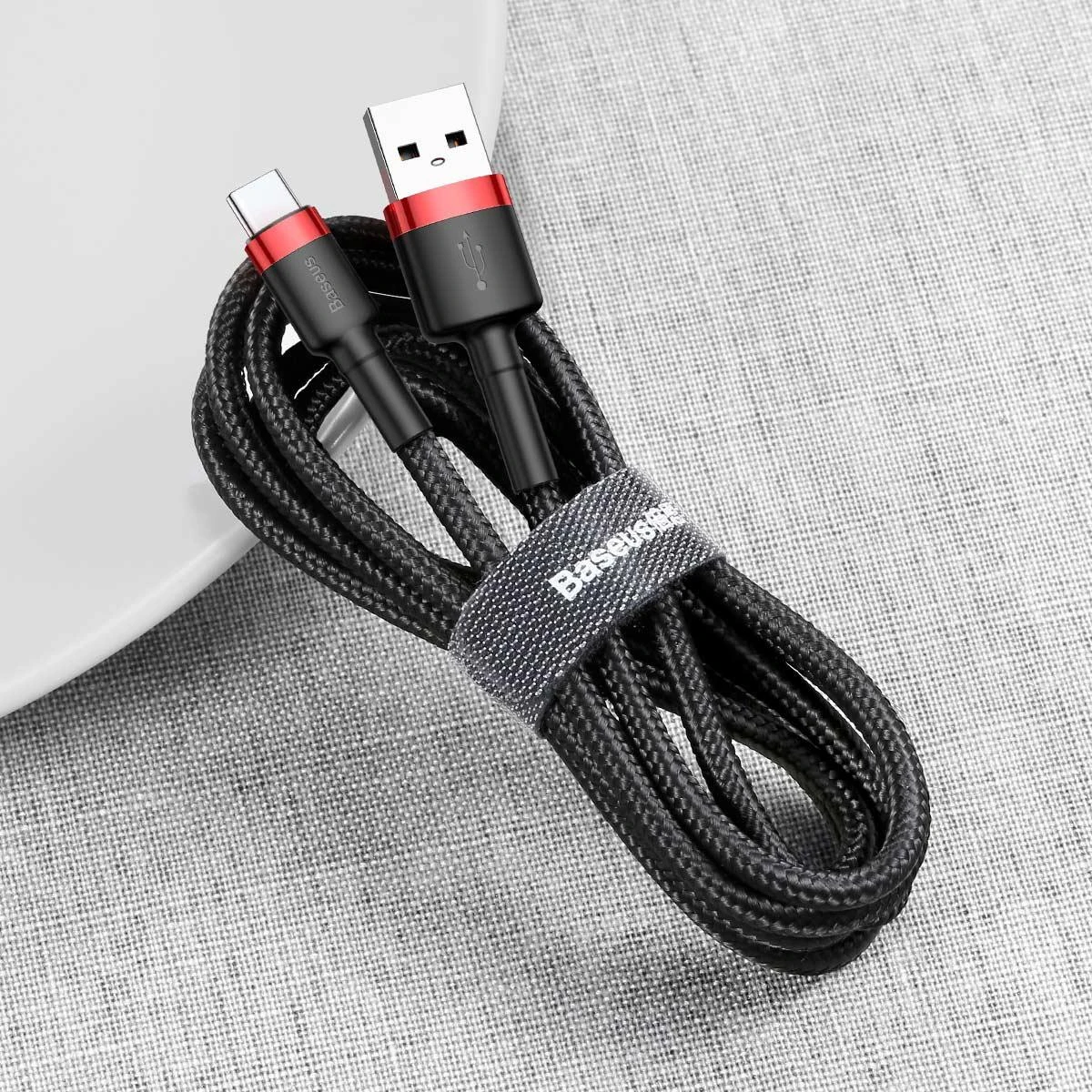 Baseus Cafule kabelis USB-C 2A 2m - Raudonas / Juodas