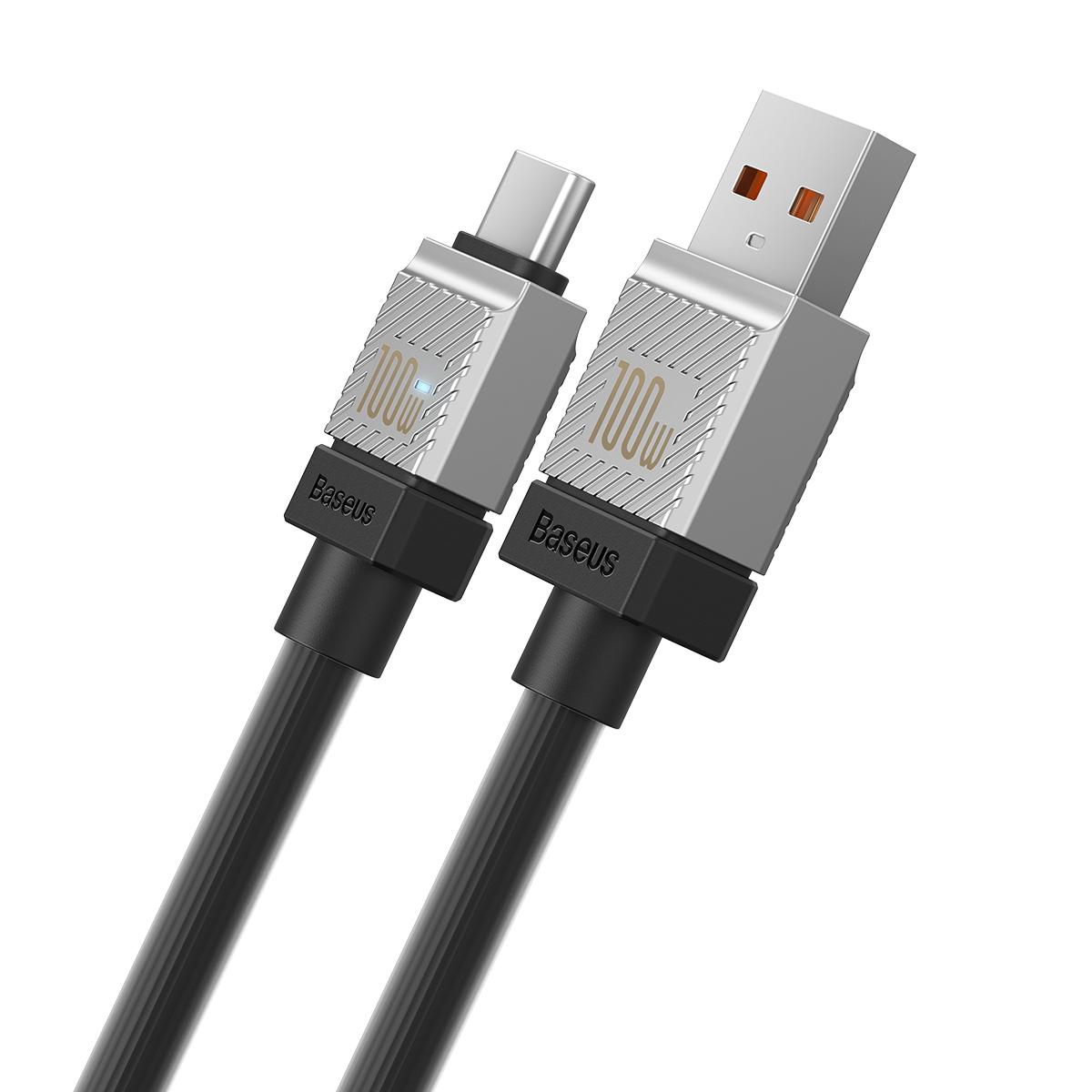 USB laidas su USB-C Baseus CoolPlay 100W 1m (juodas)