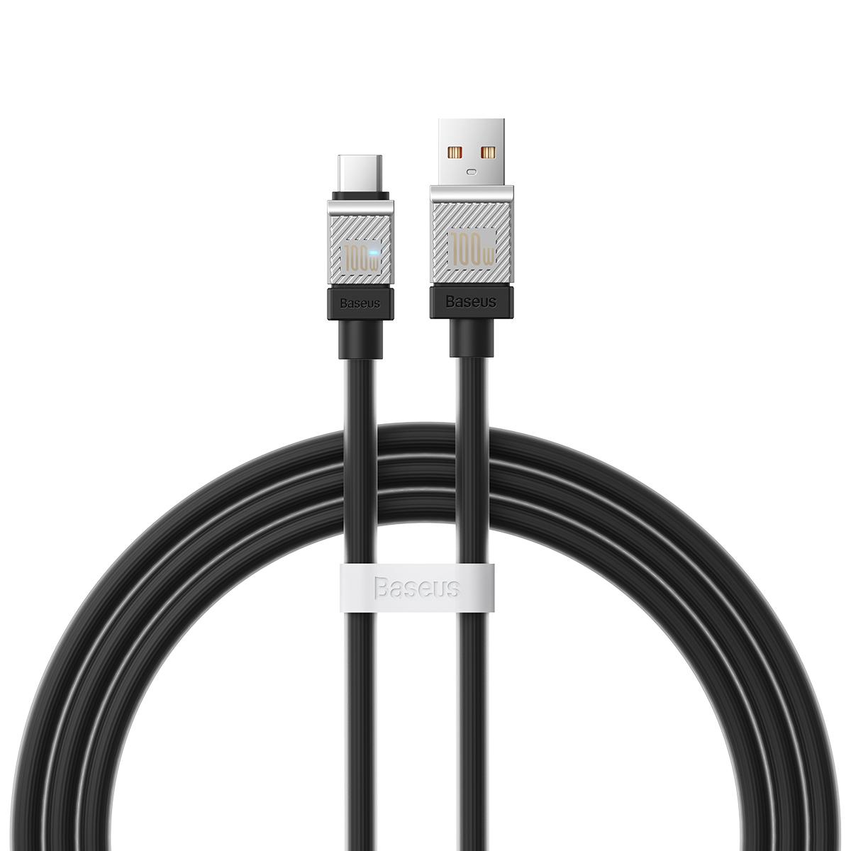 USB laidas su USB-C Baseus CoolPlay 100W 1m (juodas)