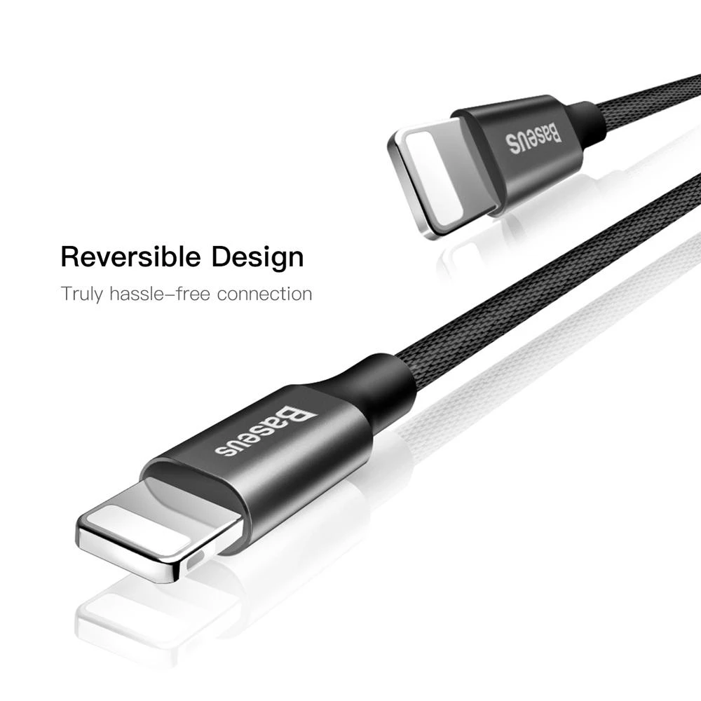 USB kabelis Baseus Yiven USB į Apple Lightning 1.8m juodas CALYW-A01