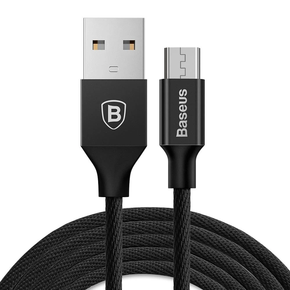 Baseus Yiven micro USB laidas 150 cm 2A - Juodas