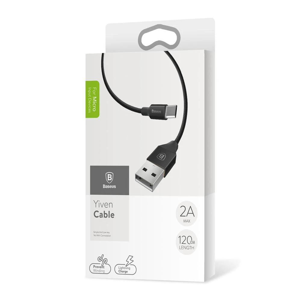 Baseus Yiven micro USB laidas 150 cm 2A - Juodas