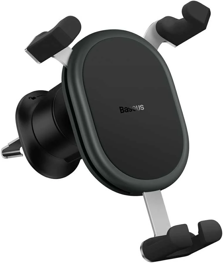 Baseus stabilus gravitacinis automobilinis telefono laikiklis ventiliacijos grotelėms - juodas