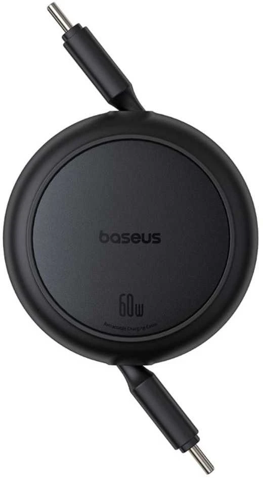 Baseus Free2Pull Mini USB-C į USB-C USB laidas, 60 W, 1, (juodas)
