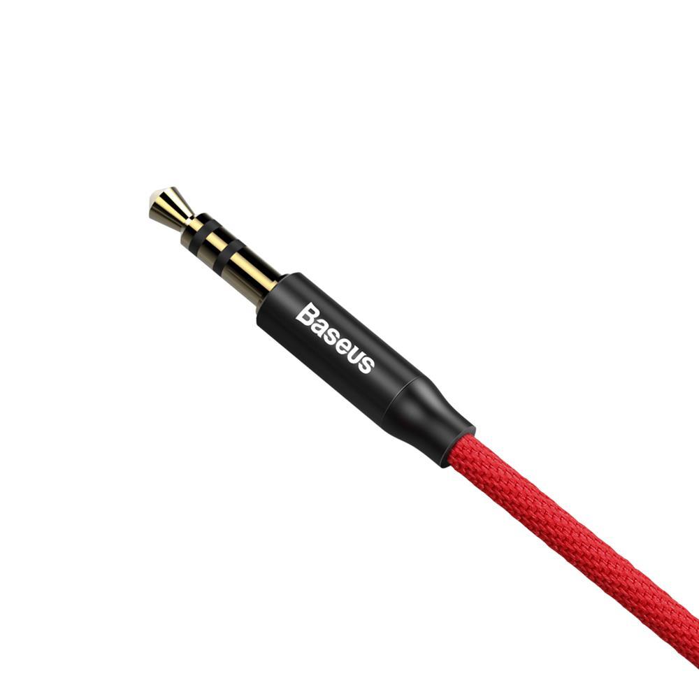 Baseus Yiven audio kabelis 3.5mm AUX 1m - Raudonas, modelis - CAM30-B91 ...