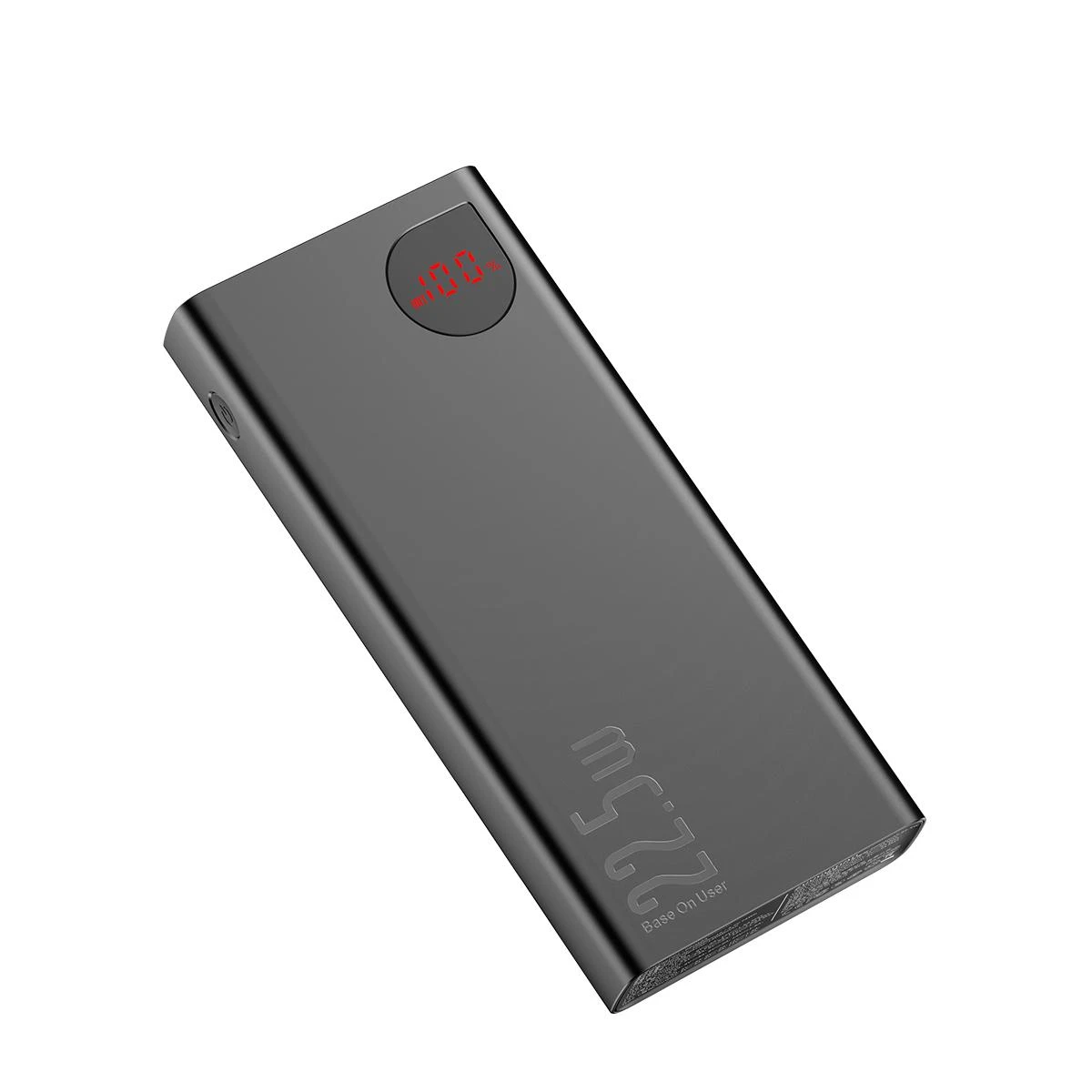 LiPo išorinis akumuliatorius (Powerbank) 20000mAh 22.5W su PD3.0 QC3.0 2xUSB + USB C ADAMAN Metal juodas BASEUS