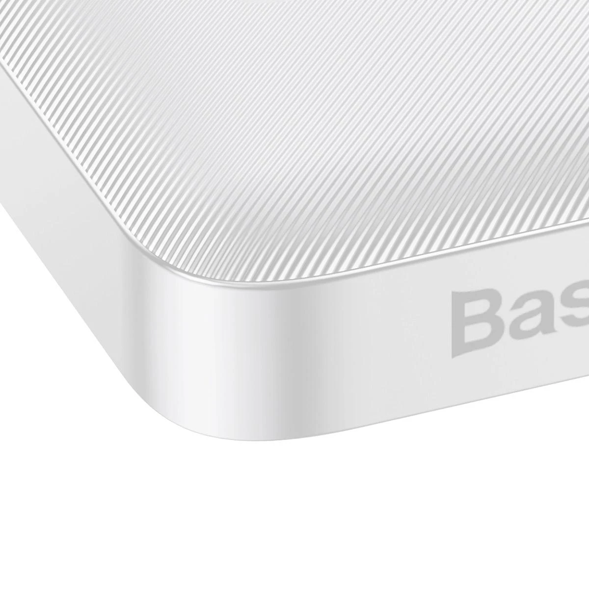 LiPo išorinis akumuliatorius (Powerbank) 10000mAh 15W 5V 3A 2xUSB + USB C Bipow baltas BASEUS