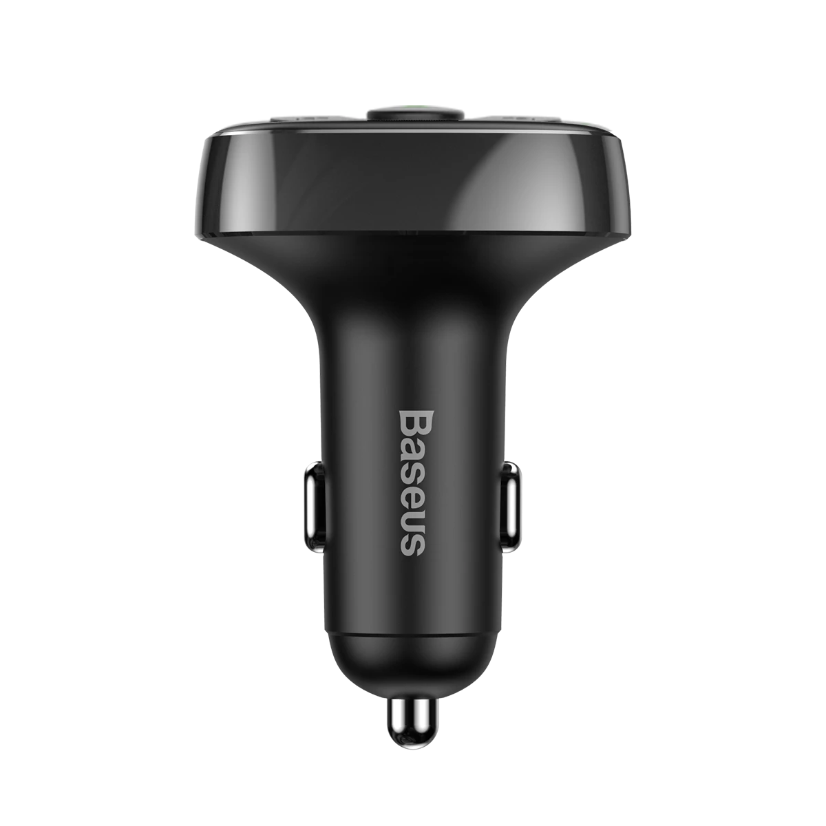 Baseus FM moduliatorius T tipo Bluetooth 2xUSB Micro SD – Juodas