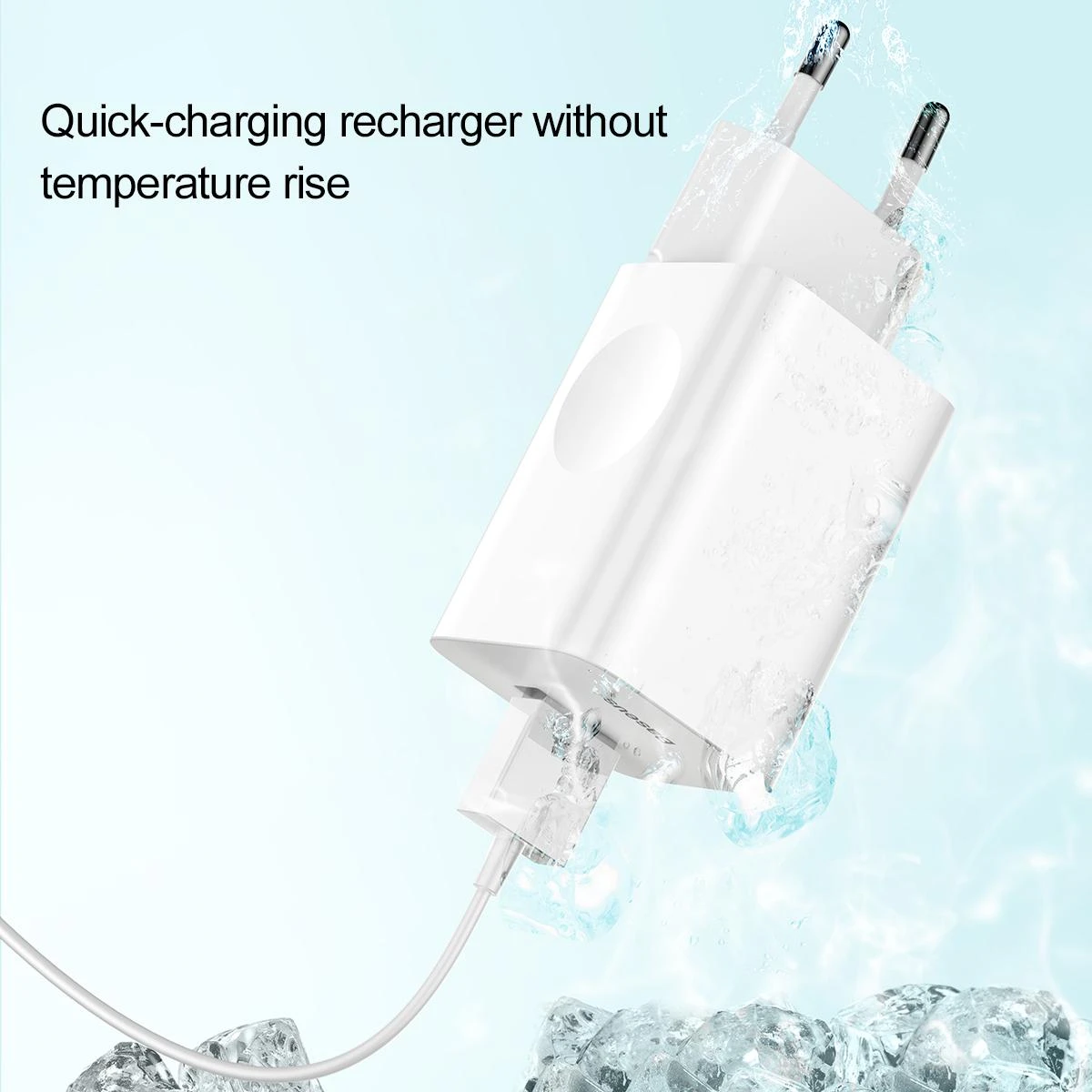 Charger Baseus CCALL-BX02 (USB 3.0, baltos spalvos)