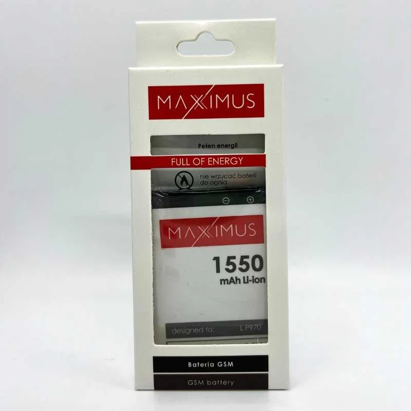 AKUMULIATORIUS MAXXIMUS LG P970 1700mAh BL-44JN