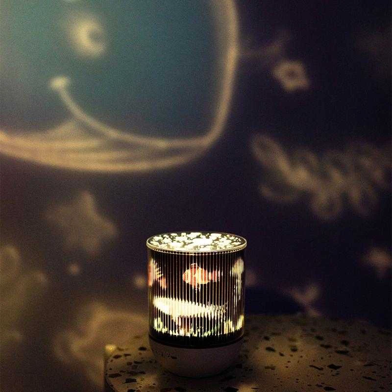 Telcon NAKTINĖ LEMPA SU PROJEKTORIUMI + BLUETOOTH 3 ŠVIESOS SPALVOS + NUOTOLINIO VALDYMO PULTAS