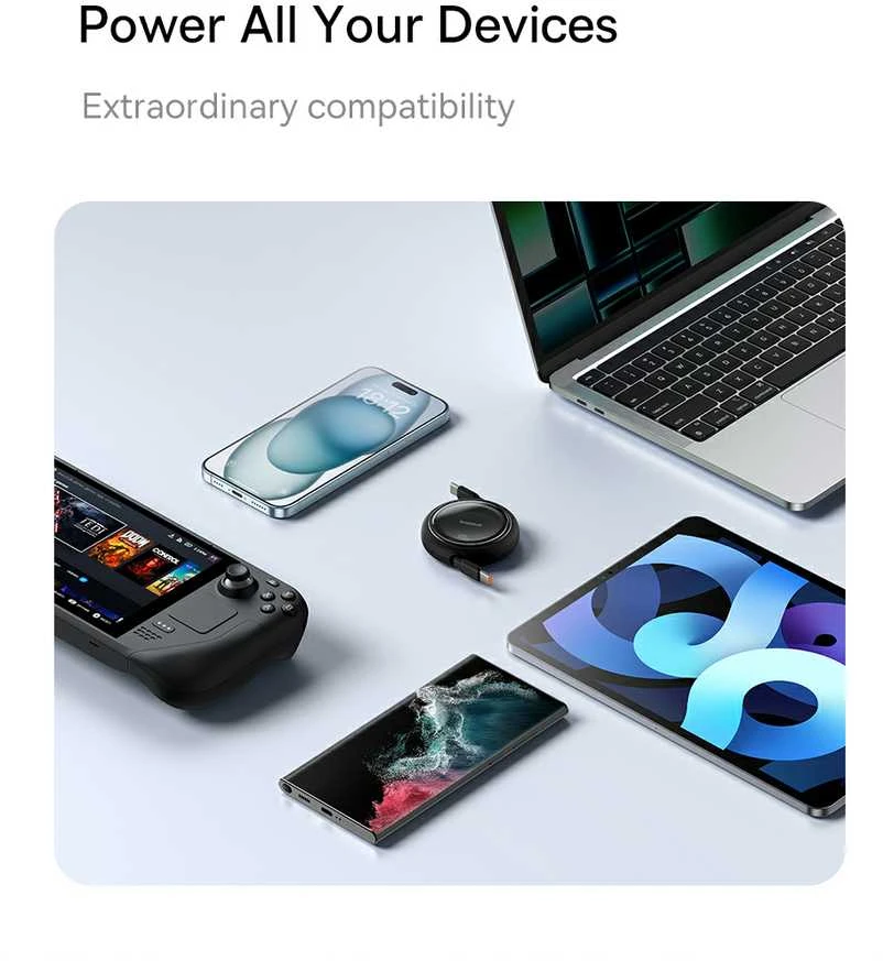 Laidas iš USB-C į USB-C Baseus Free2Draw, PD, 100 W, 1 m (mėlynas)