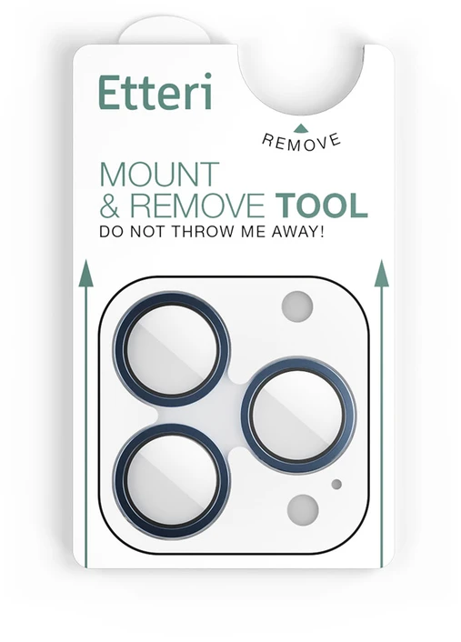 Etteri camera lens protector for iPhone 18 Pro / 18 Pro Max sky mėlynas
