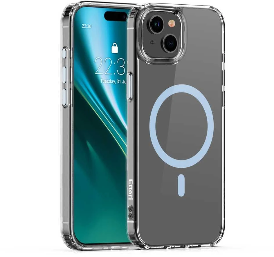 Etteri Color Mag Apple iPhone 15 6,1" dėklas telefonui mėlynos spalvos