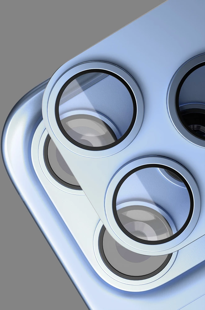 Etteri full camera lens guard for iPhone 18 Pro sky mėlynas