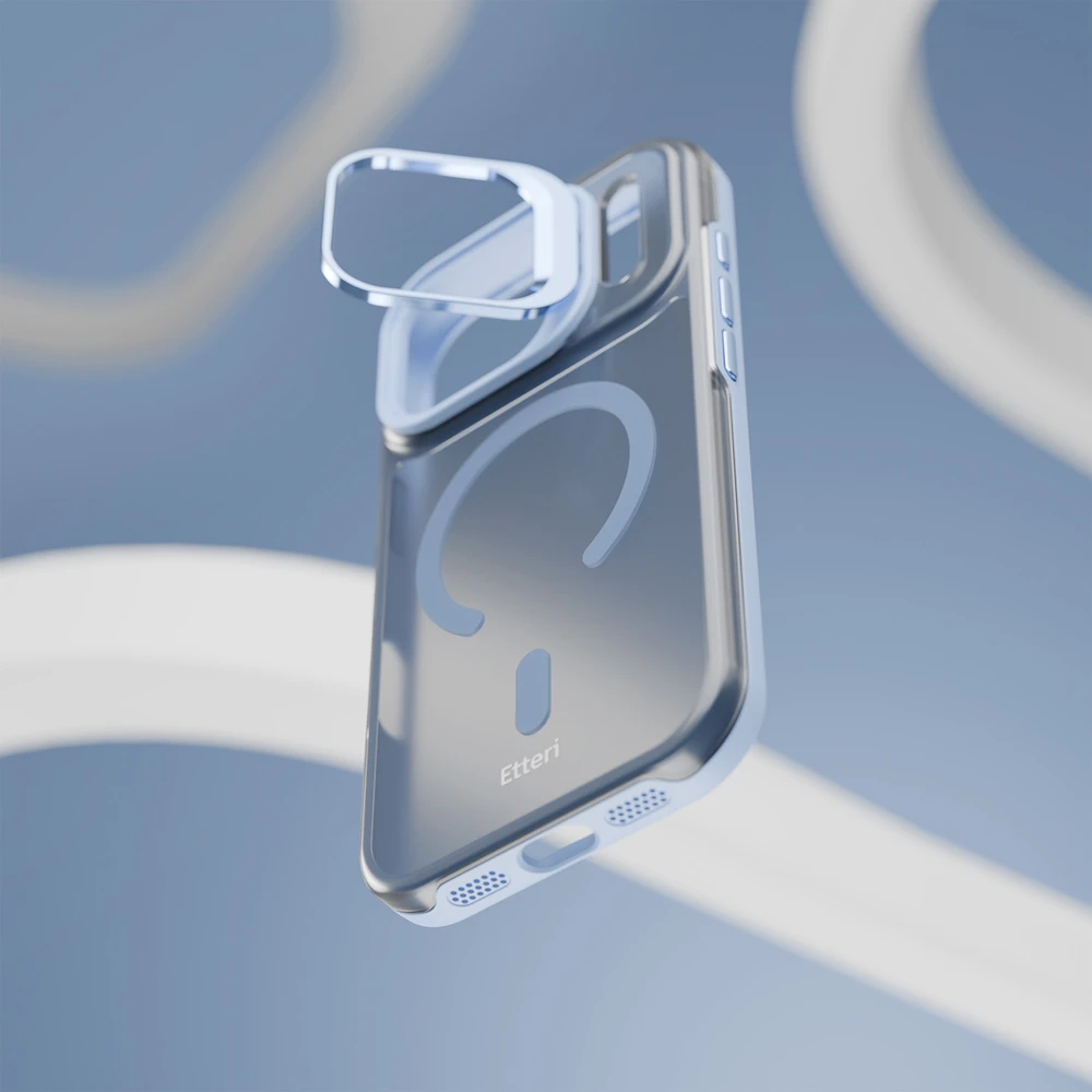 Dėklas Mėlyna Etteri Morning Fog case for iPhone 17 Pro / 18 Pro sky mėlynas