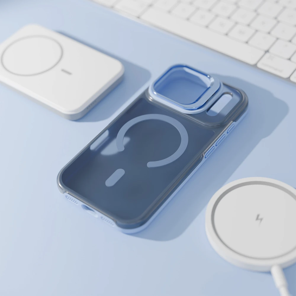 Dėklas Mėlyna Etteri Morning Fog case for iPhone 17 Pro / 18 Pro sky mėlynas