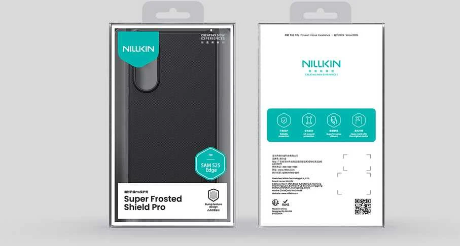 Dėklas NILLKIN SUPER SHIELD PRO SAMSUNG S25 KRAŠTINIS MĖLYNAS