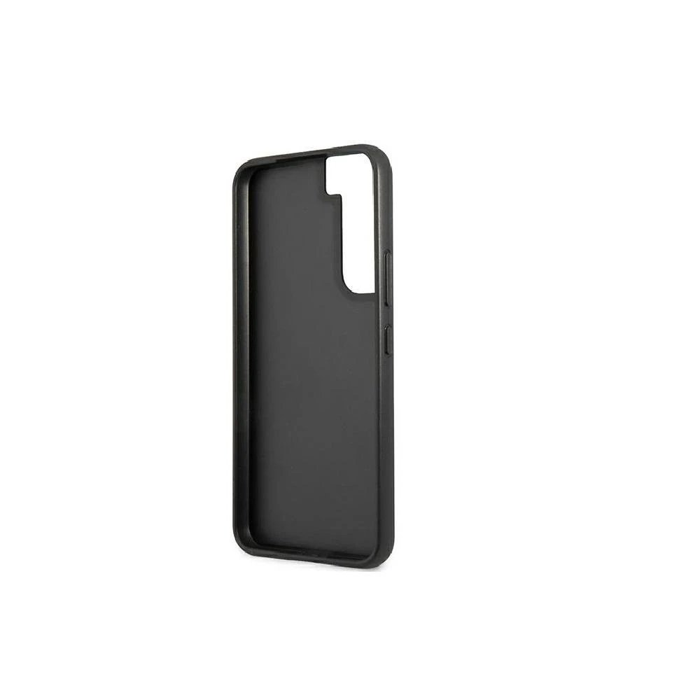 Samsung Galaxy S22 Plus BMW dėklas M Collection Triangles (BMHCS22MPUCARTCBK) juodos spalvos