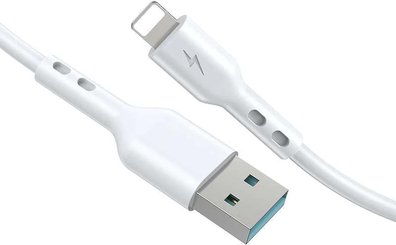 BWOO USB – Lightning laidas 2m 3A baltas