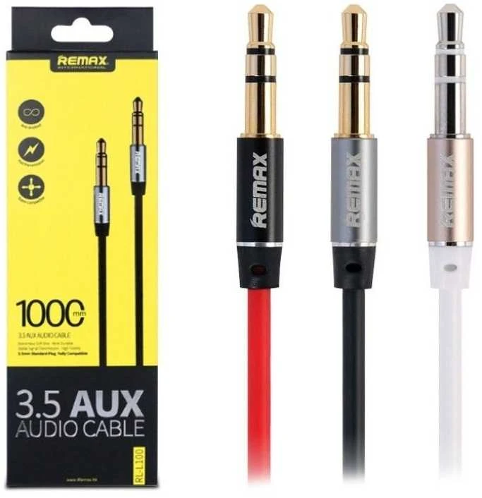 Kabelis Remax RL-L100 1m juodas