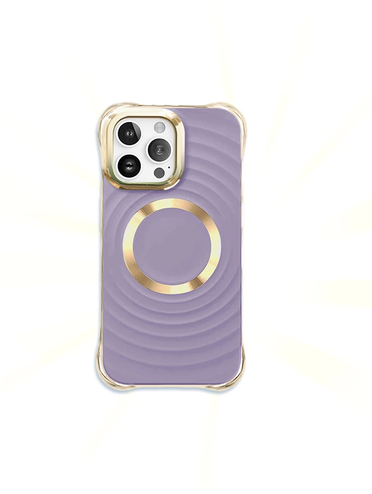 Telforceone "Circle Glam Mag" dėklas "iPhone 13 Pro 6,1", violetinės spalvos