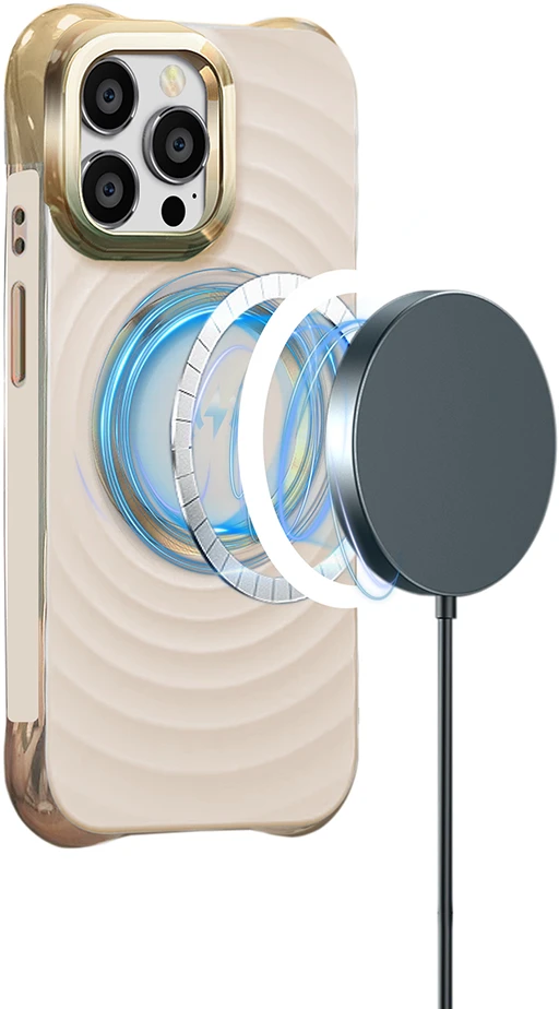 Telforceone "Circle Glam Mag" dėklas "iPhone 14 Pro 6,1", rožinės spalvos