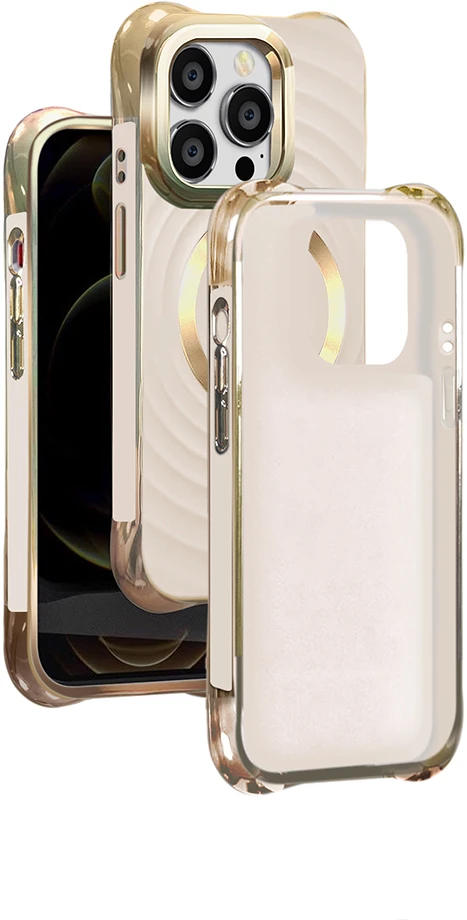 Telforceone "Circle Glam Mag" dėklas "iPhone 14 Pro 6,1", rožinės spalvos