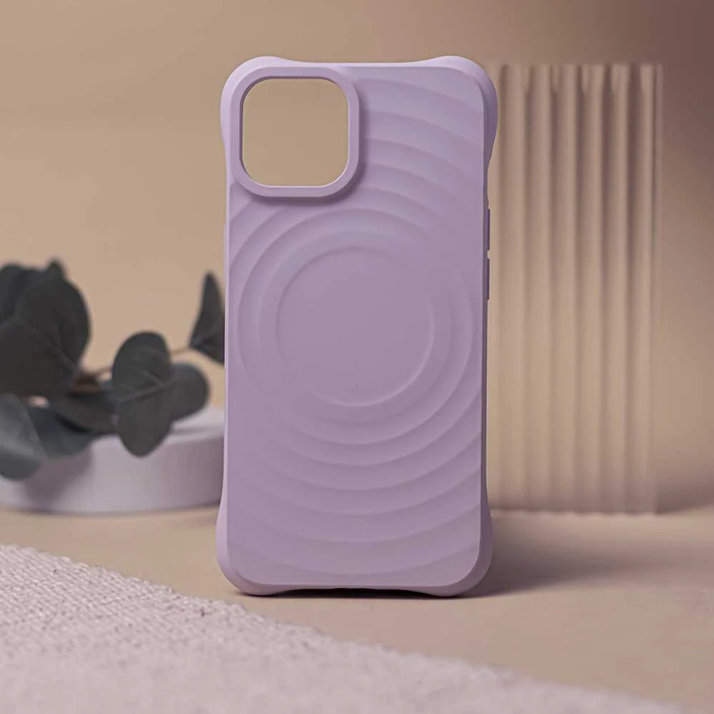 TFO "Circle Mag" dėklas "iPhone 15 Pro 6,1", šviesiai violetinės spalvos