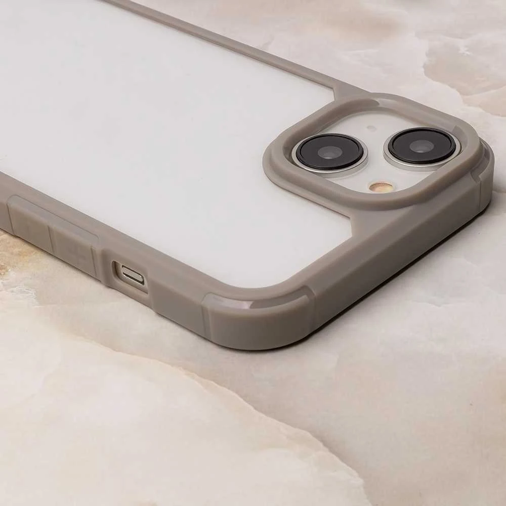 TFO Telforceone Color Shock dėklas, skirtas Xiaomi Redmi Note 13 4G pilkas