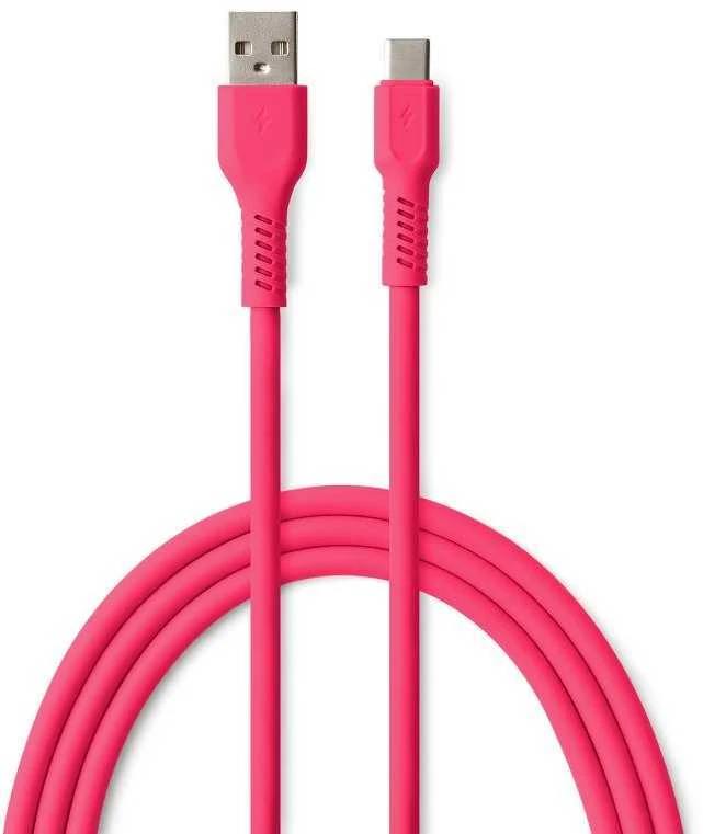 Colorum Spalvotas kabelis USB-A - USB-C 1,8m 3A CK60-AC-02 xMagenta