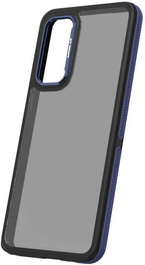 TFO Crystal Juodas dėklas Samsung Galaxy M55 5G mėlynas