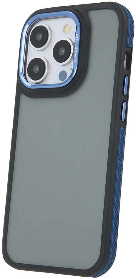 TFO Crystal Juodas dėklas Samsung Galaxy M55 5G mėlynas
