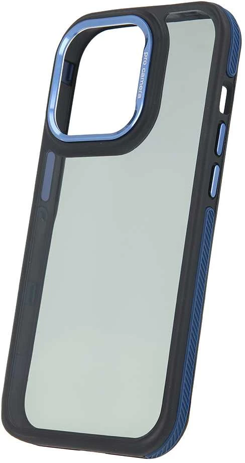 TFO Crystal Juodas dėklas Samsung Galaxy M55 5G mėlynas