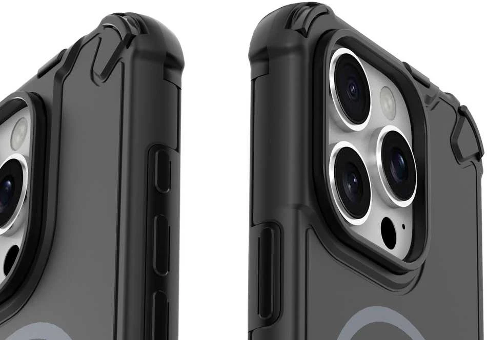 TFO Defender 2in1 Mag dėklas, skirtas iPhone 16 Pro 6,3" juodas