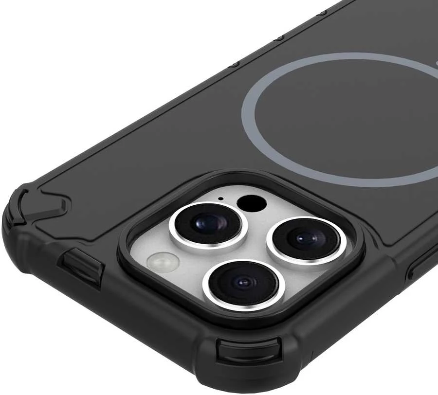 TFO Defender 2in1 Mag dėklas, skirtas iPhone 16 Pro 6,3" juodas