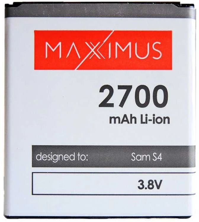 Bateria Maxximus Bateria maxximus SAMSUNG GALAXY S4 i9500 2700 mAh