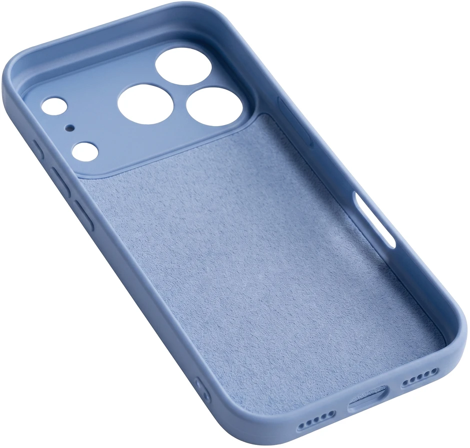 Dėklas Blue Silicon case for iPhone 17 Pro 6,3" / 18 Pro 6,3" sky mėlynas