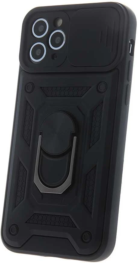 TFO Apsauginis dėklas su pirštų laikikliu, skirtas iPhone 16 6,1 juodas