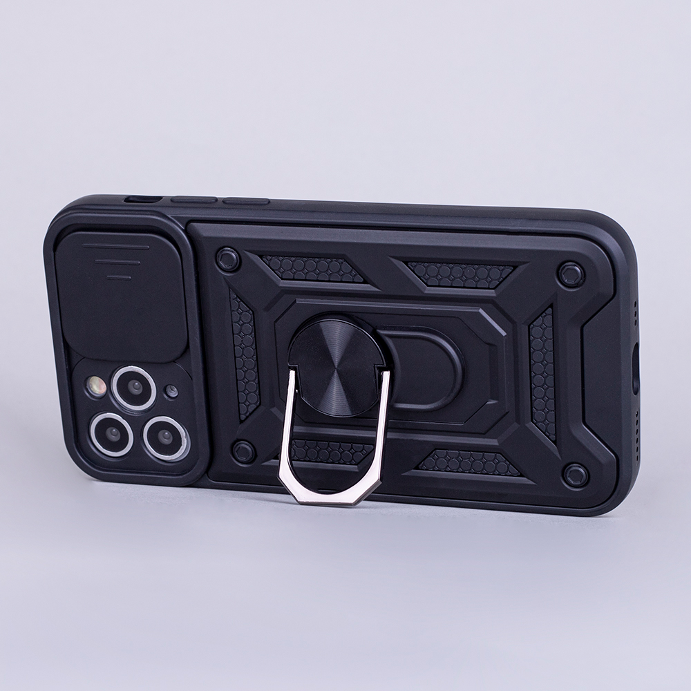 TFO "Defender Slide" dėklas, skirtas "Motorola Edge 50 Neo", juodas