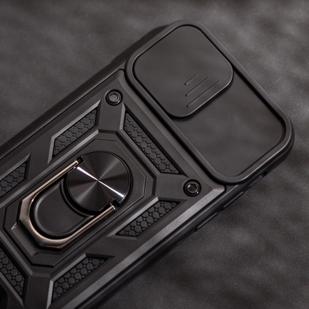 TFO "Defender Slide" dėklas, skirtas "Motorola Edge 50 Neo", juodas