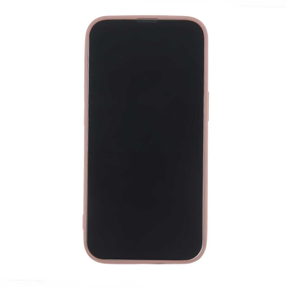 iLike Dėklas Finger Grip su pirštų laikikliu, skirtas iPhone 16 6,1 rožinės spalvos