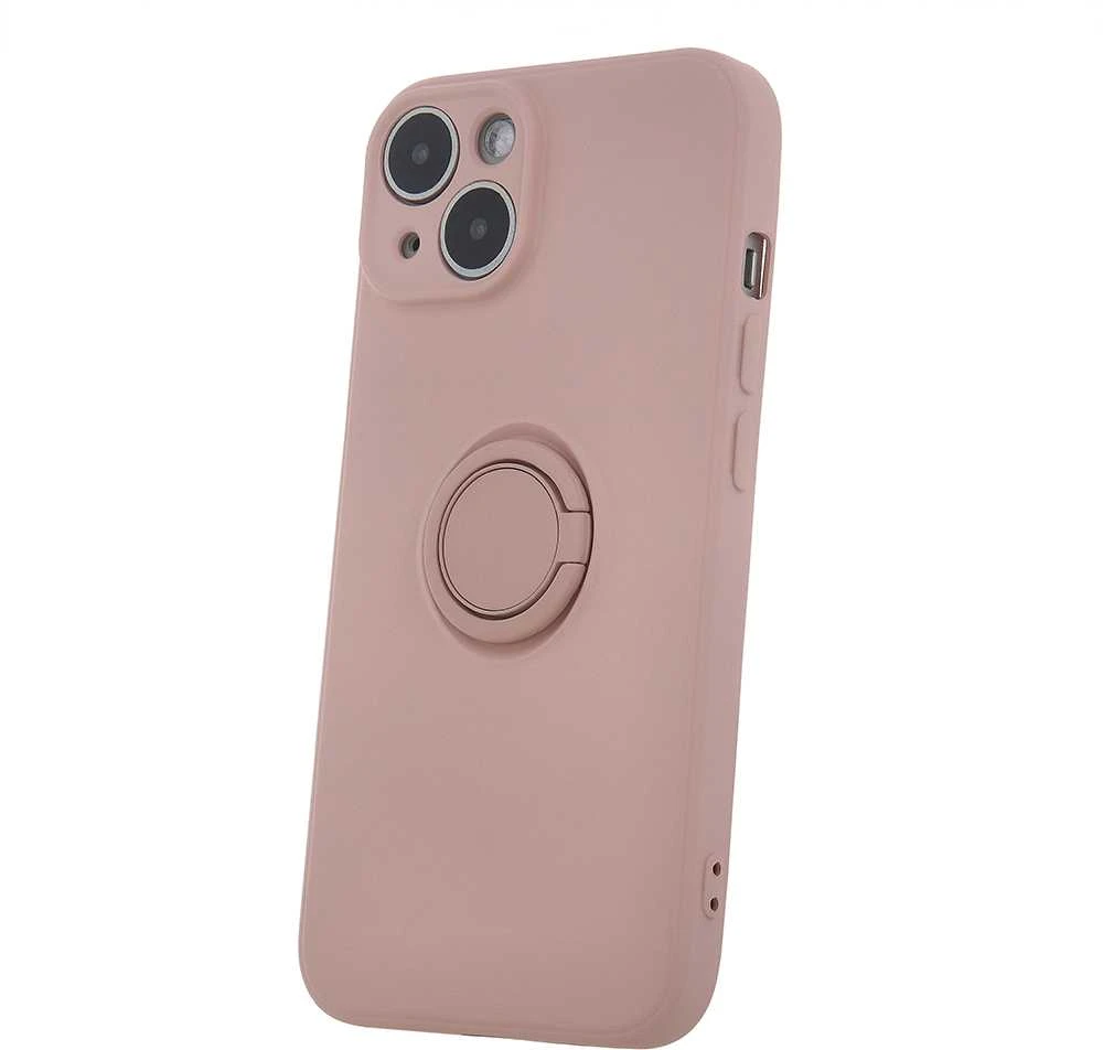TFO Dėklas Finger Grip su pirštų laikikliu, skirtas iPhone 16 Pro 6,3 rožinės spalvos