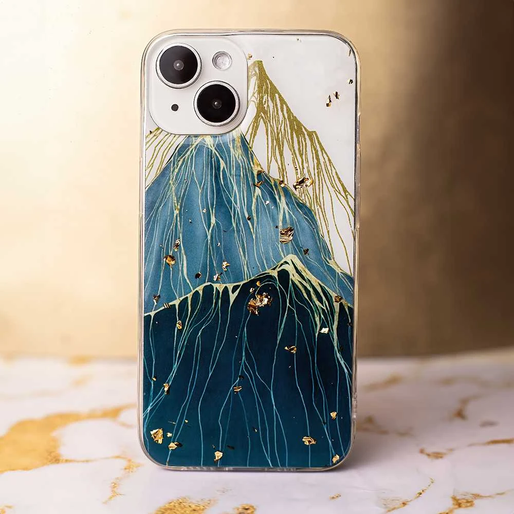 TFO Auksinis "Gold Glam" dėklas iPhone 15 6,1 kalnas