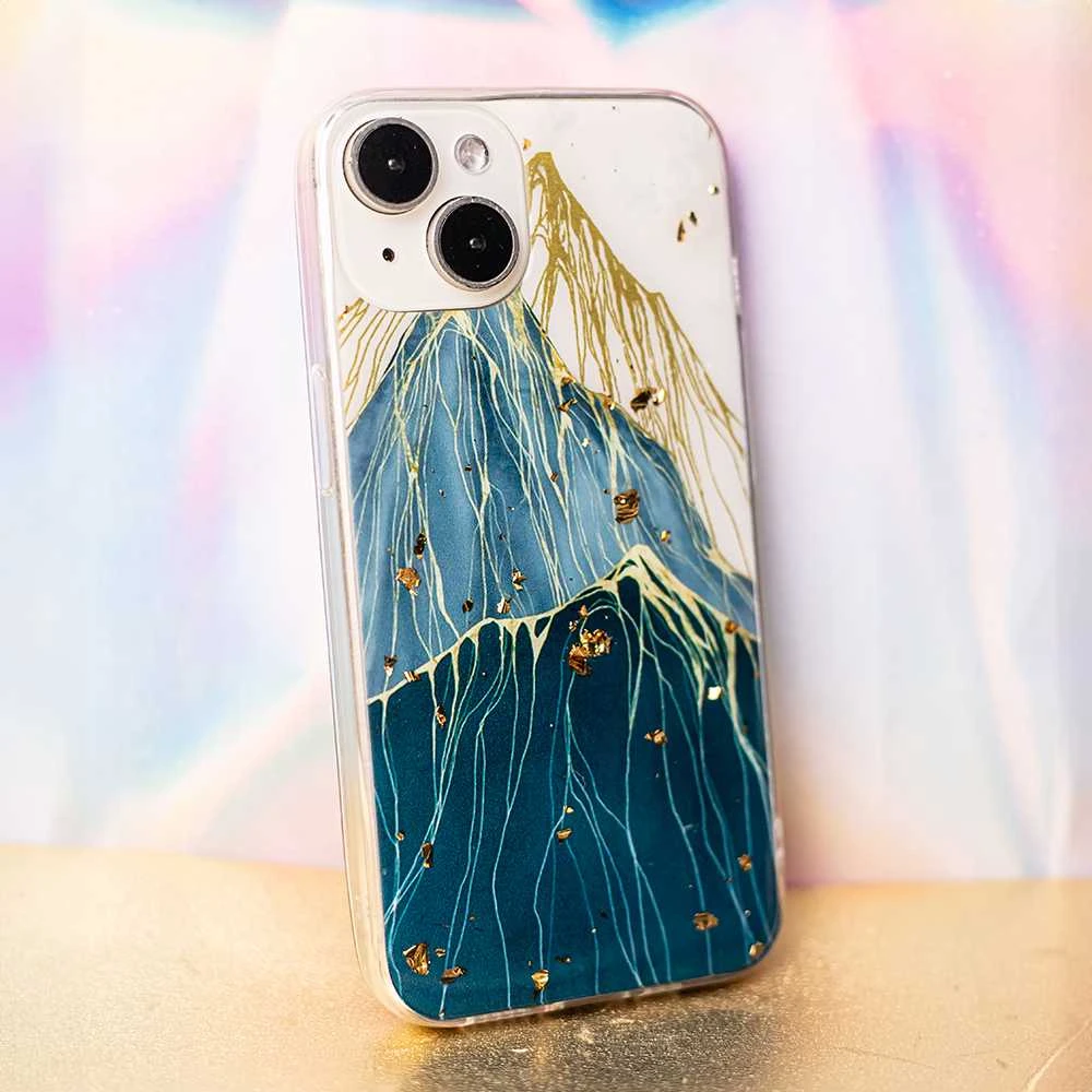 TFO Auksinis "Gold Glam" dėklas iPhone 15 6,1 kalnas