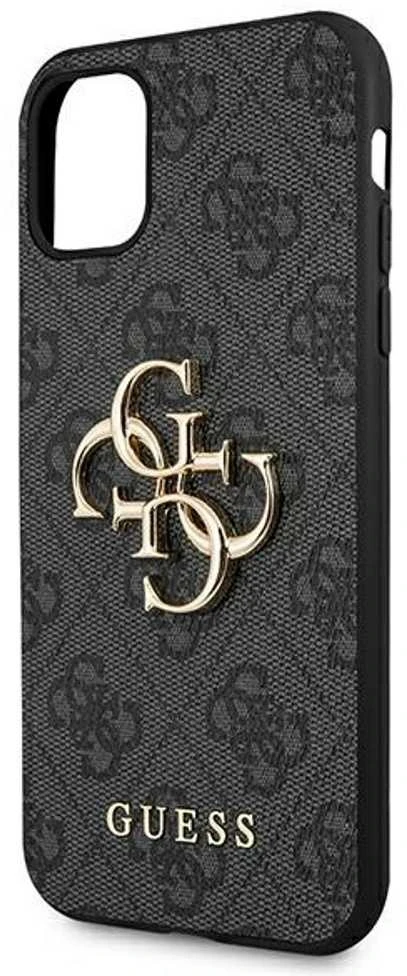 Dėklas GUESS GUHCP12M4GMGGR IPHONE 12/12 PRO 6.1 "GRAY/GRAY HARDCASE 4G BIG METAL LOGO